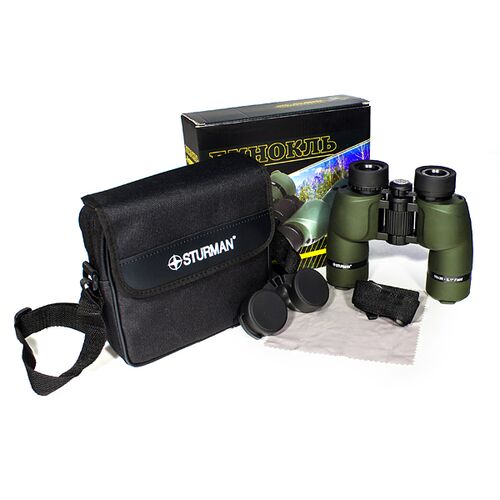 Бинокль STURMAN 8x36, зеленый, фото , изображение 3