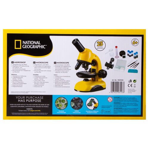 Микроскоп Bresser National Geographic Biolux 40–800x, фото , изображение 16