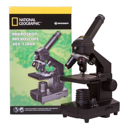 Микроскоп Bresser National Geographic 40–1280x, фото , изображение 9