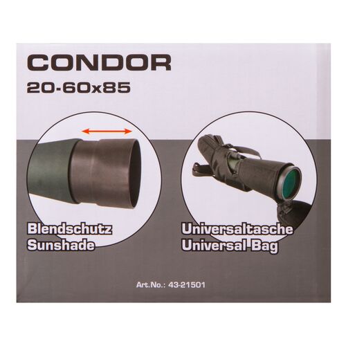 Зрительная труба Bresser Condor 20–60x85, фото , изображение 21