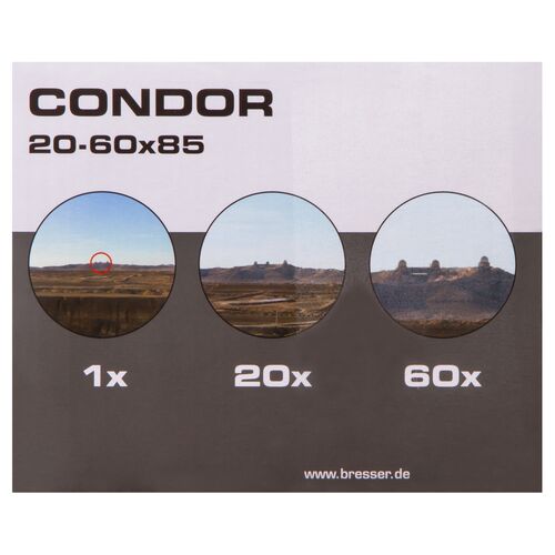 Зрительная труба Bresser Condor 20–60x85, прямая, фото , изображение 19