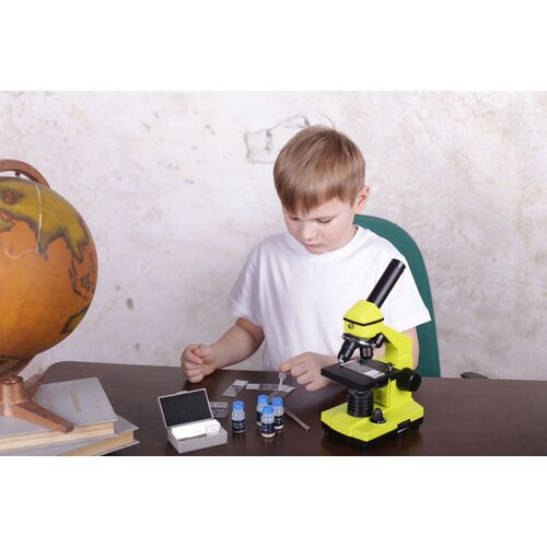 Микроскоп Levenhuk Rainbow 2L PLUS Lime\Лайм, Цвет: Лайм, фото , изображение 18