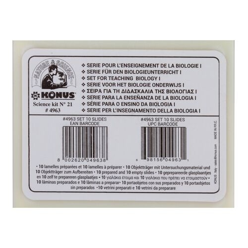 Набор микропрепаратов Konus 10: «Биология» (часть 1), фото , изображение 7