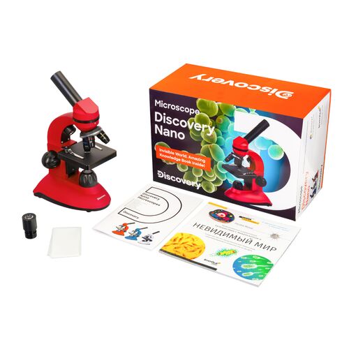 Микроскоп Discovery Nano Terra с книгой, Цвет: Terra, фото , изображение 2
