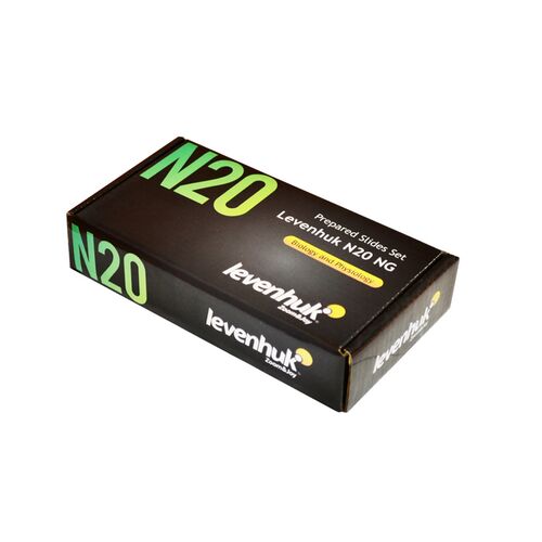 Набор готовых микропрепаратов Levenhuk N20 NG, фото 