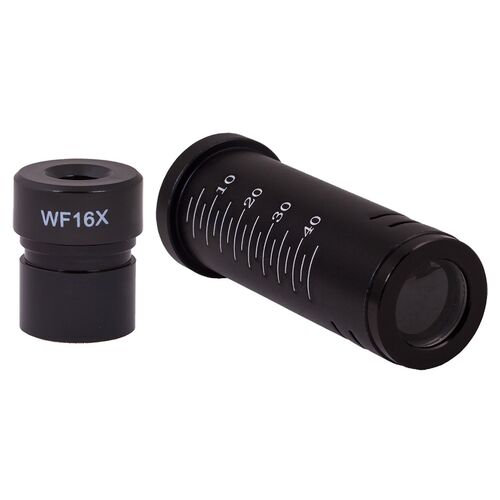 Линза Барлоу 2x и окуляр WF16x для Levenhuk 2L/2L PLUS, фото 