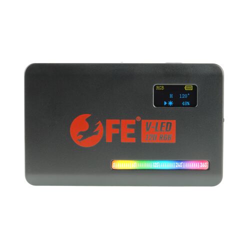 Осветитель Falcon Eyes V-LED 120 RGB накамерный светодиодный, фото 