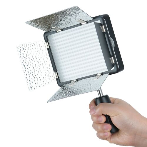 Осветитель светодиодный с функцией вспышки Godox LF308BI накамерный, фото , изображение 10