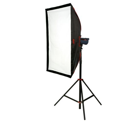 Софтбокс Falcon Eyes SBQ-80120 BW жаропрочный с сотовой насадкой, фото 