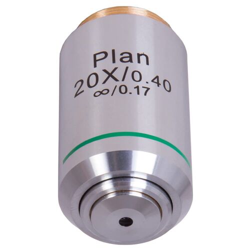 Объектив планахроматический Levenhuk MED 1000 20x/0,4, фото , изображение 2