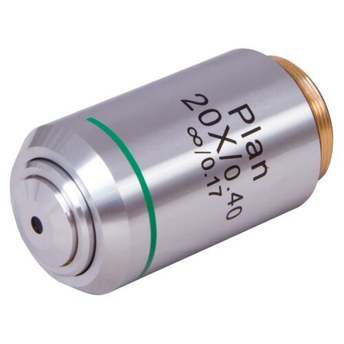 Объектив планахроматический Levenhuk MED 1000 20x/0,4, фото , изображение 3