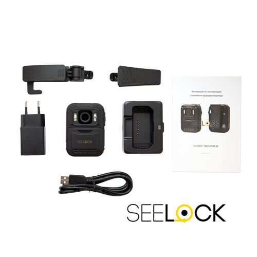Персональный носимый видеорегистратор SEELOCK Inspector D2 32Гб c GPS, Объем памяти: 32 Гб, фото , изображение 4