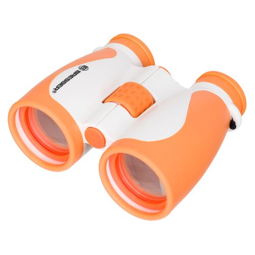 Бинокль детский Bresser Junior 4x40, оранжевый, фото 