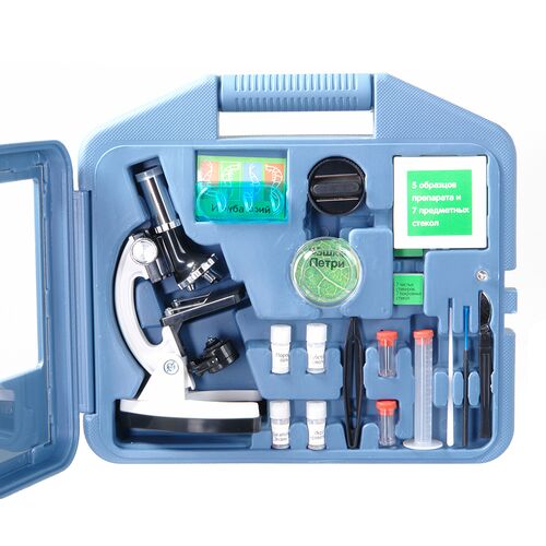 Микроскоп 100x-900x в кейсе, фото , изображение 2