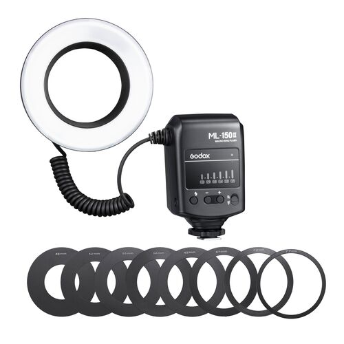 Вспышка для макросъемки Godox ML-150II кольцевая, фото 