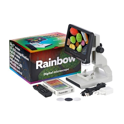 Микроскоп цифровой Levenhuk Rainbow DM700 LCD, фото , изображение 2