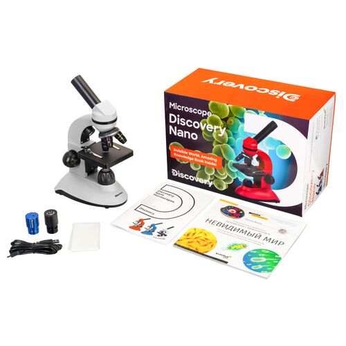 Микроскоп цифровой Discovery Nano Polar с книгой, фото , изображение 2