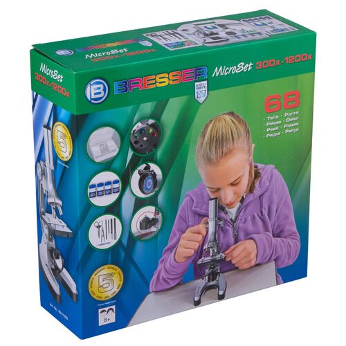 Микроскоп Bresser Junior Biotar 300x-1200x, в кейсе, фото , изображение 11