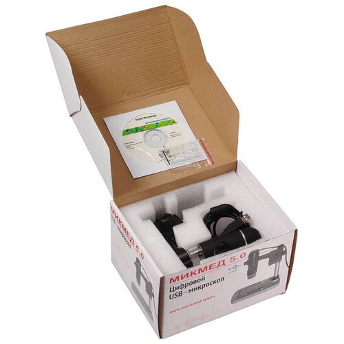 USB-микроскоп Микмед 5.0, со штативом, фото , изображение 5