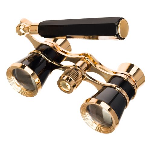 Театральный бинокль-лорнет Levenhuk Broadway 325E, черный, Цвет: Черный, фото 