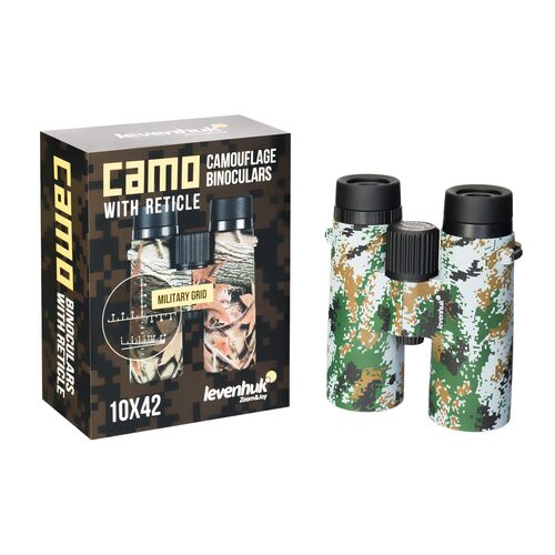 Бинокль Levenhuk Camo Dots 10x42 с сеткой, Цвет: Dots, фото , изображение 6