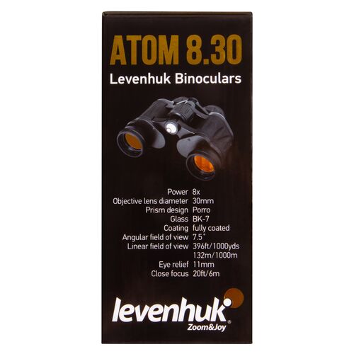 Бинокль Levenhuk Atom 8x30, фото , изображение 16