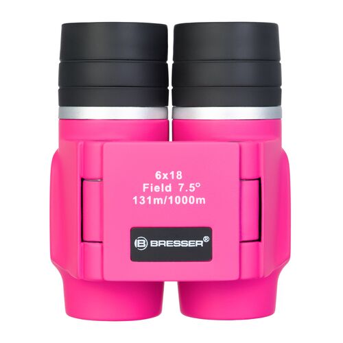 Бинокль детский Bresser Junior 6x18 FF, розовый, фото , изображение 5