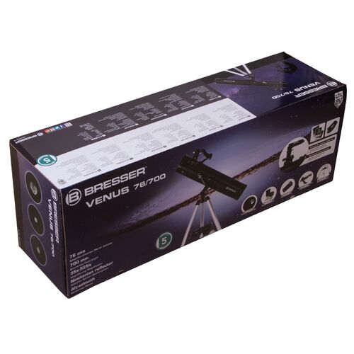 Телескоп Bresser Venus 76/700 AZ с адаптером для смартфона, фото , изображение 13