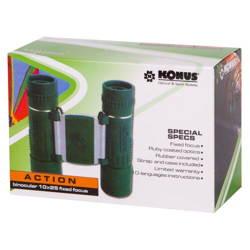 Бинокль Konus Action 10x25 FF, фото , изображение 8