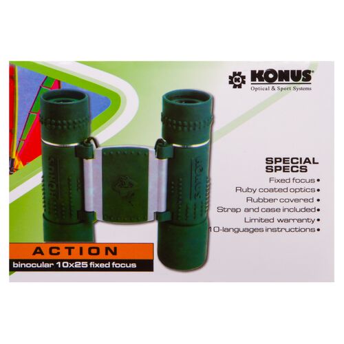 Бинокль Konus Action 10x25 FF, фото , изображение 10