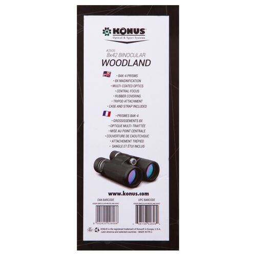 Бинокль Konus Woodland 8x42, фото , изображение 15
