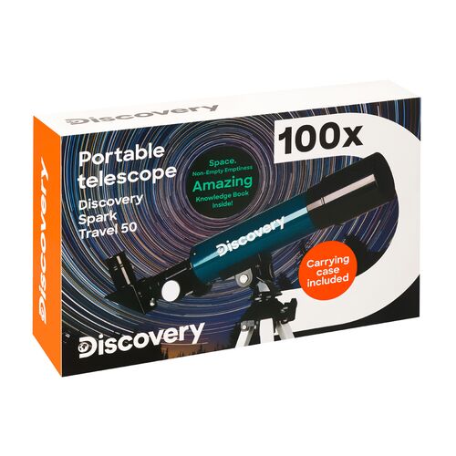 Телескоп Levenhuk Discovery Spark Travel 50 с книгой, фото , изображение 13