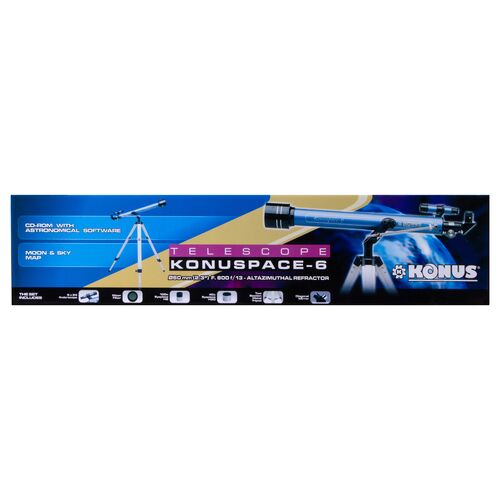 Телескоп Konus Konuspace-6 60/800 AZ, фото , изображение 16