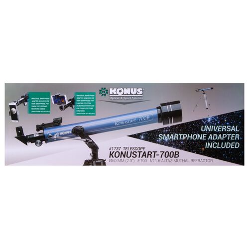Телескоп Konus Konustart-700B 60/700 AZ, фото , изображение 15
