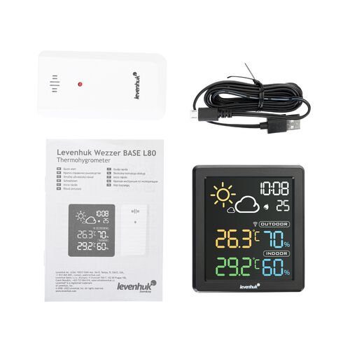 Термогигрометр Levenhuk Wezzer BASE L80, фото , изображение 3
