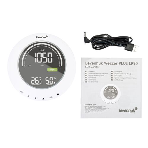 Детектор углекислого газа Levenhuk Wezzer PLUS LP90, фото , изображение 3