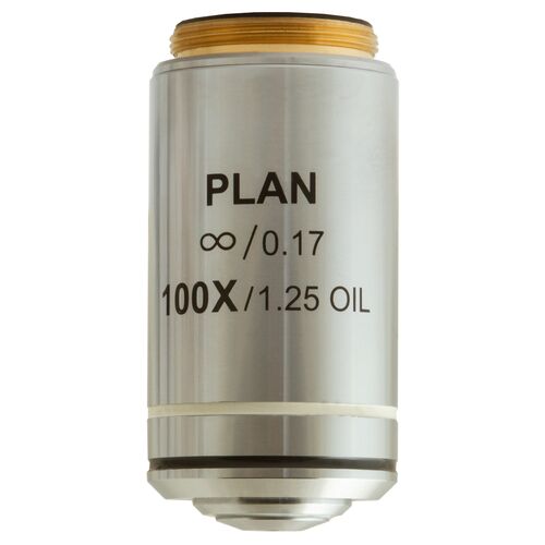 Объектив планахроматический Levenhuk MED 100x/беск, фото 