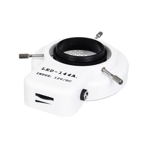 Осветитель кольцевой Levenhuk LED 144, с адаптером и резьбой, фото 