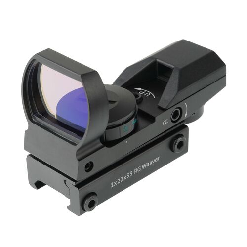 Прицел коллиматорный Veber 1x22x33 RG Weaver, фото 