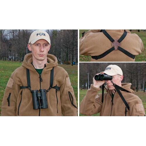 Разгрузочный плечевой ремень Veber для биноклей, фото , изображение 3