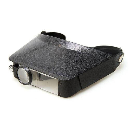 Лупа налобная Veber L-23-1, 1,8x-4,8x, 44x29 мм, фото 