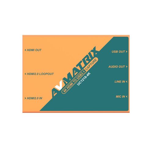 Устройство видеозахвата AVMATRIX UC1218-4K HDMI USB, фото 