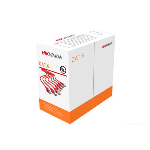 Кабель витая пара UTP кат. 6e indoor DS-1LN6-UU (305m) внутренний, фото 