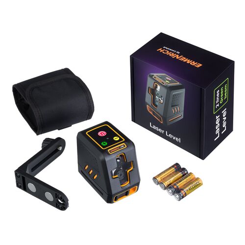 Лазерный уровень Ermenrich LT40 (черный), Цвет: Черный, фото , изображение 2