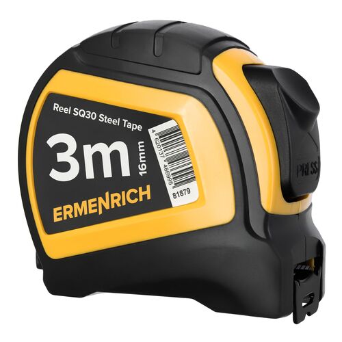 Рулетка Ermenrich Reel SQ30 (Желтая), Цвет: Желтый, фото , изображение 3
