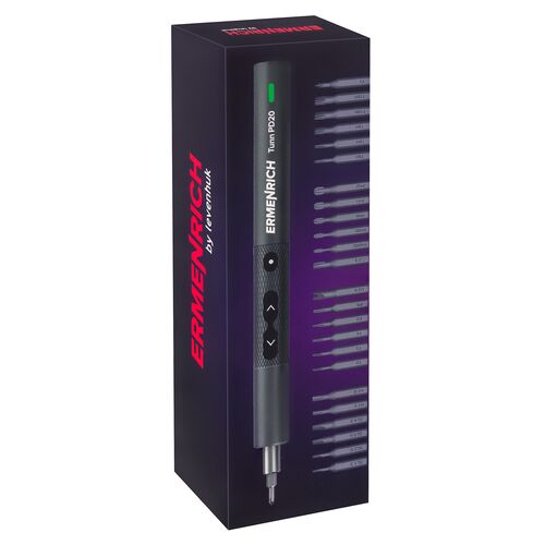 Отвертка для точных работ Ermenrich Tunn PD20 (серая), Цвет: Серый, фото , изображение 9