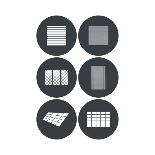 Набор масок гобо Godox Knowled GP-GS4 для GP, фото 