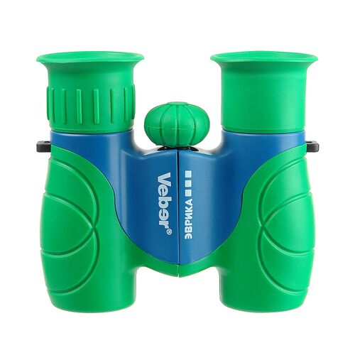 Бинокль детский Veber Эврика 6x21 G/B (зелен/синий), фото , изображение 4