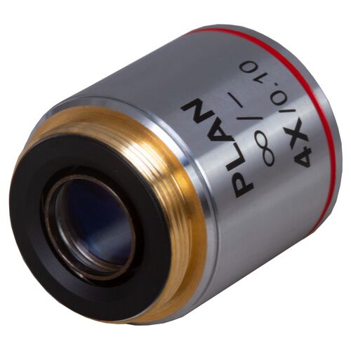 Объектив планахроматический Levenhuk MED 4x/беск, фото , изображение 3