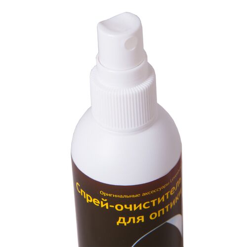 Набор для ухода за оптикой Levenhuk (2 салфетки 15x15 см, спрей 95 мл), фото , изображение 4